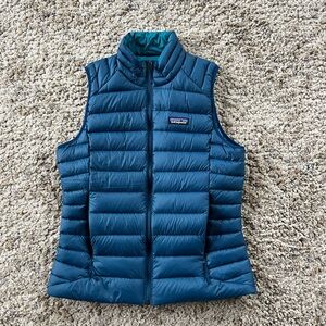 Patagonia Women’s Down Sweater Vest - Medium - Lagom Blue